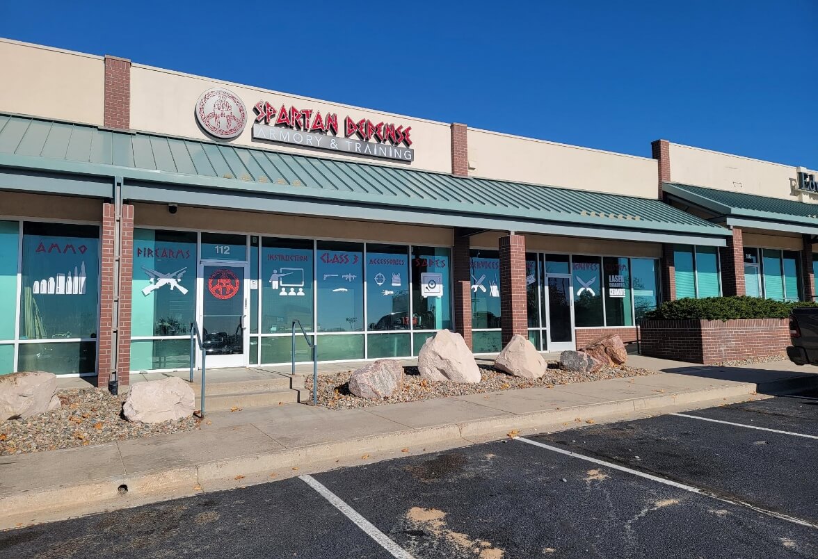 Inside Spartan Defense Storefront