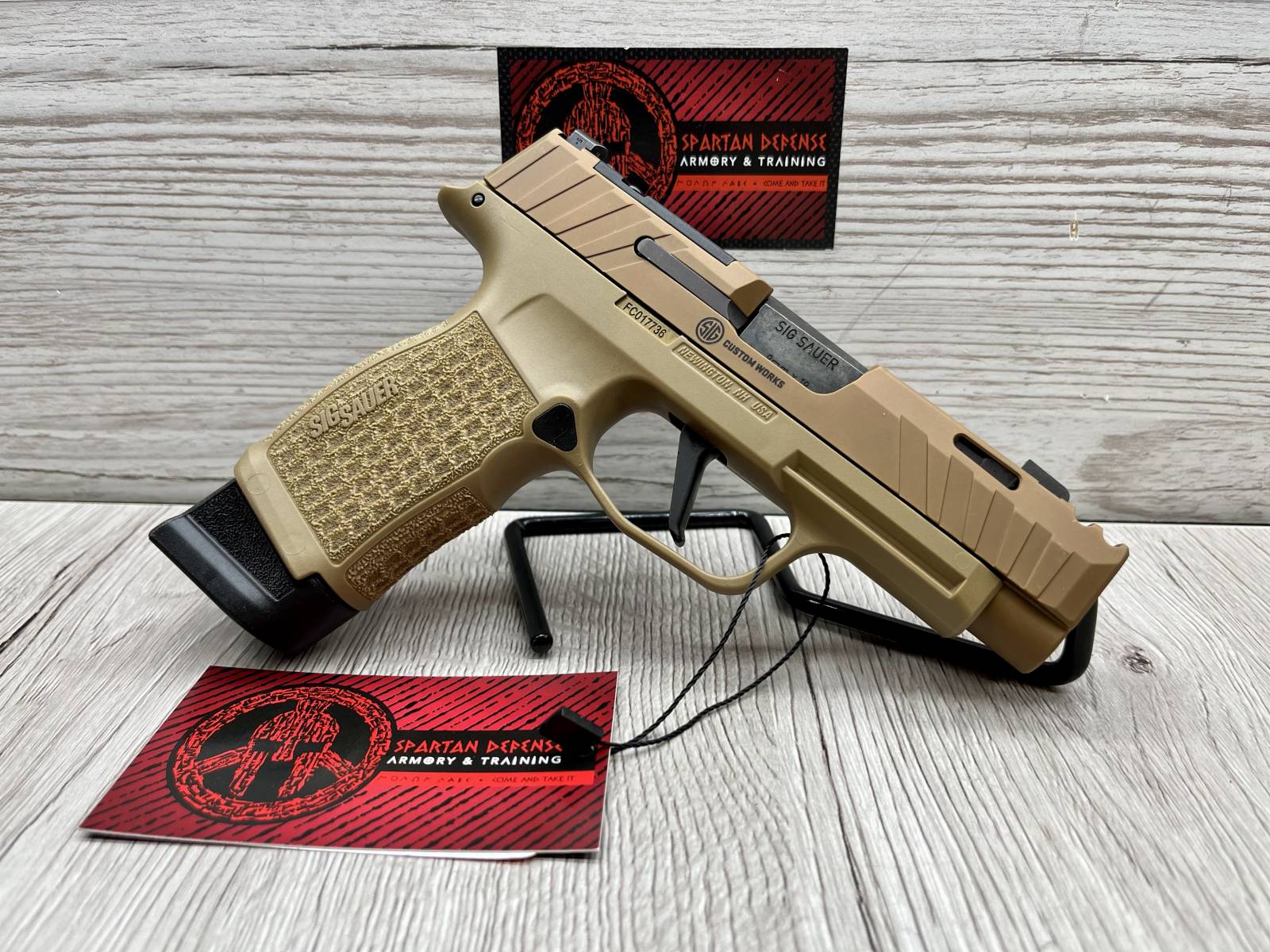 SIG SAUER P365XL SPECTRE FDE 2X12RD+17RD | Spartan Defense Armory