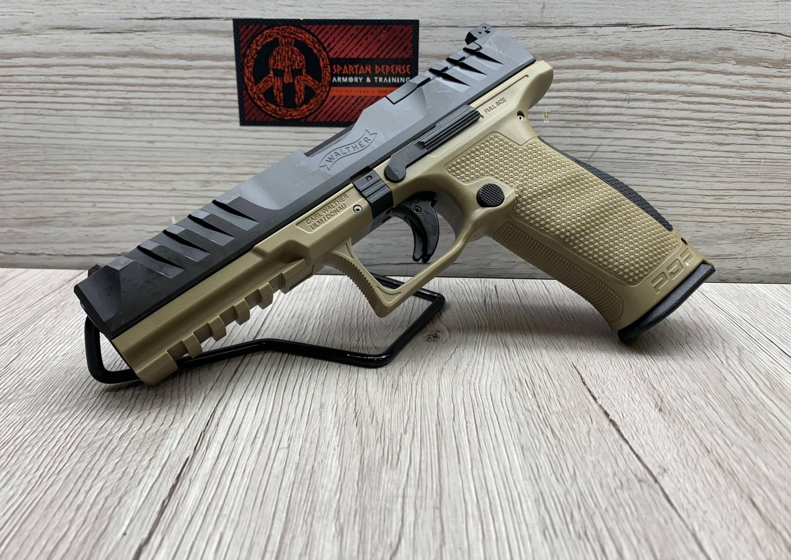 WALTHER PDP FULLSIZE 9mm 5" 18rd Tan Optic READY-img-2